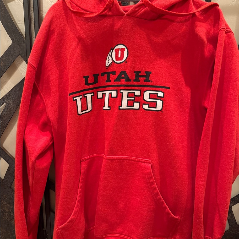 Red Utah Utes Hoodie